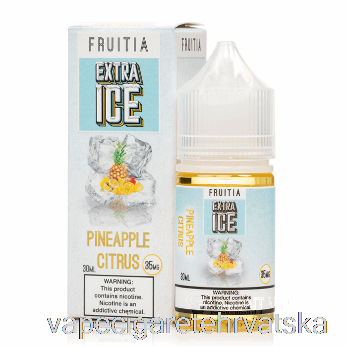 Vape Cigarete Ananas Citrusi - Extra Ice - Fruitia Soli - 30ml 35mg